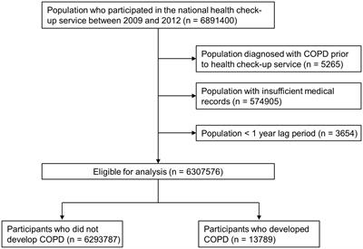 Effect of smoking on the development of chronic obstructive pulmonary disease in young individuals: a nationwide cohort study